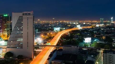 Bangkok Skyline at Night